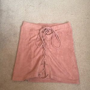 Peach skirt